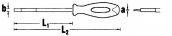 4660 VDE - Отвертка для электриков DRALL+