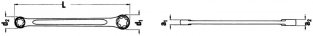 21TX - Двойной накидной ключ