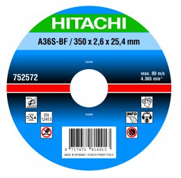 Отрезные диски по металлу HITACHI для отрезных машин (Производство RHODIUS, Германия)